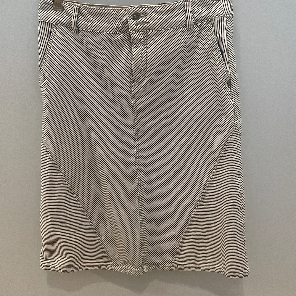 Pilcro and the Letterpress Denim  Midi Skirt Size 28